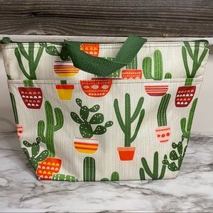 Thirty One Gifts CACTUS CUTIES Thermal Tote Insulated Cooler Bag